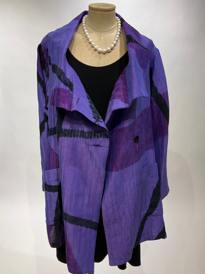 Alexis Abrams, blouse jacket purple
