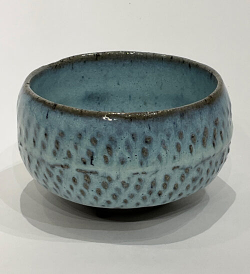 John Neely, blue grey hailstone bowl