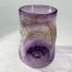 Ted Jolda, party glass, purple glitter