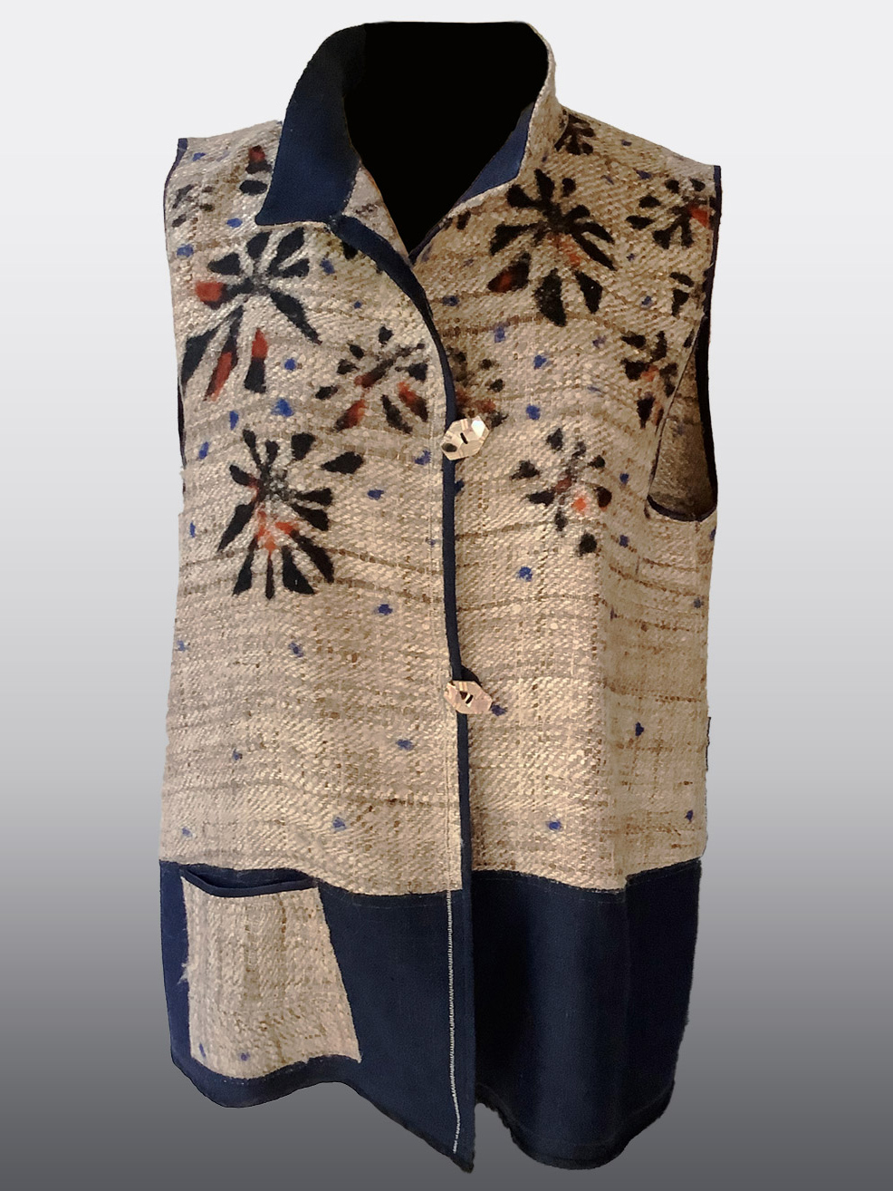 Maggy Pavlou, Silk and linen vest