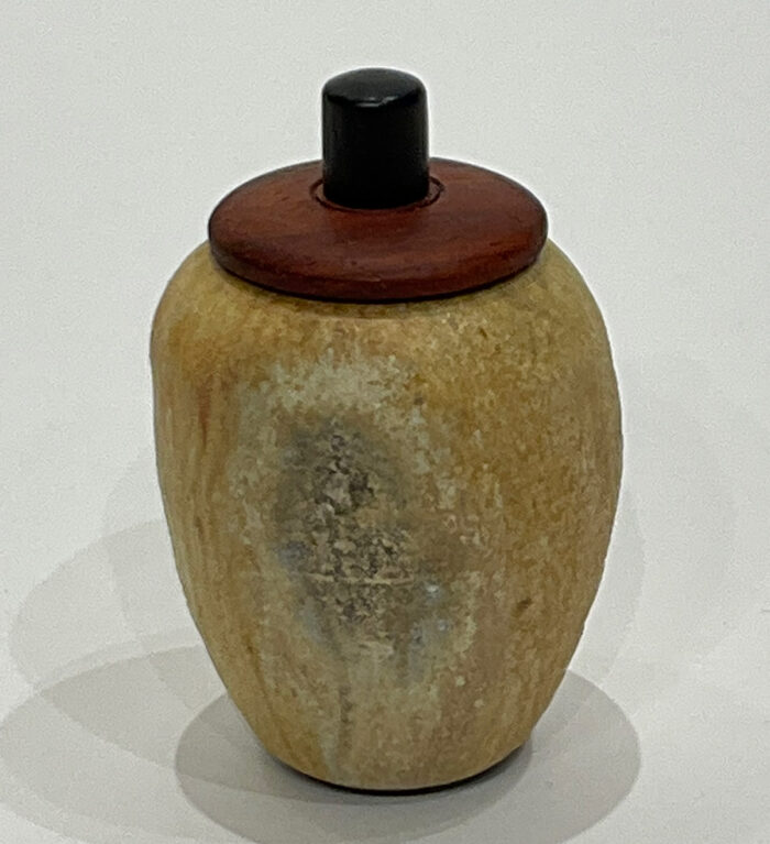 Reid Schoonover, Small Lidded Pot with Padauk African Blackwood