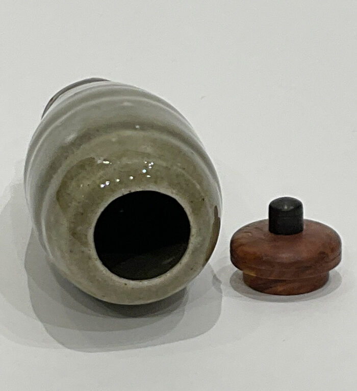 Reid Schoonover, Small Lidded Pot with Red Coolibah and African Blackwood