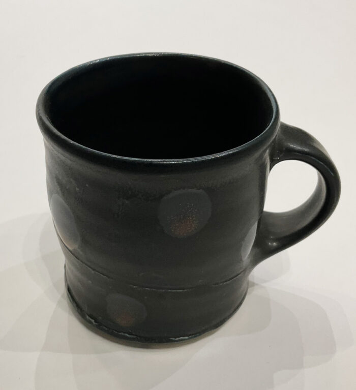 Fortuna, black tea cup with dots