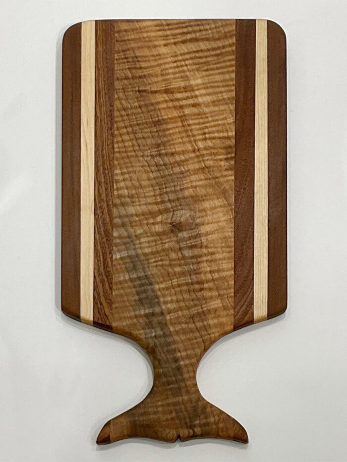 Bill Koss, leaf shaped cutting board