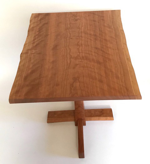 John Spivey, cherry table with Y frame
