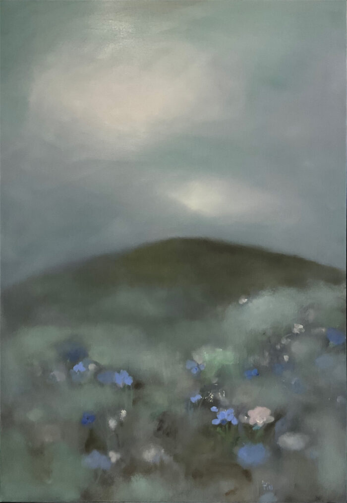 Jen Till, oil painting, Maiden Bloom