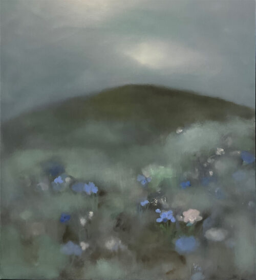 Jen Till, oil painting, Maiden Bloom