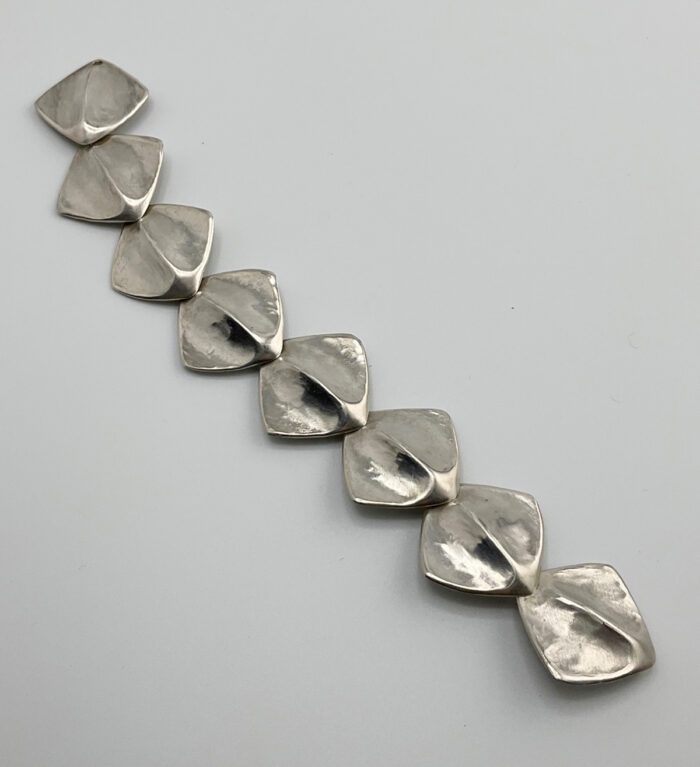 silver shields bracelet