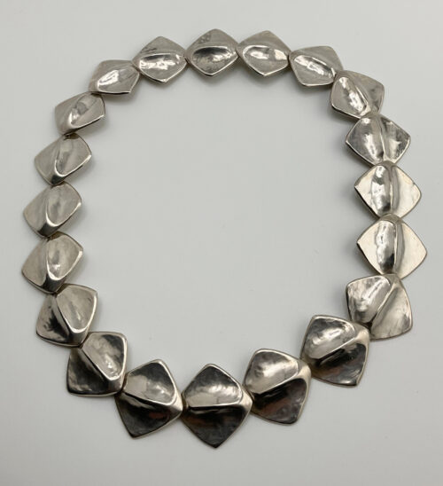 Silver Shields Necklace
