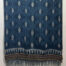 Indigo motif warp ikat