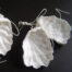 Begoña Rentero, Ruff Wave, white earrings