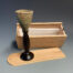 Reid Schoonover, Tulip flute with wood base and box