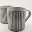 Ayame Bullock, Striped mugs, ceramic