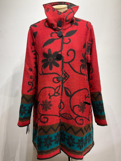 Maria Reisman, Winding River, Adobe Sweater Coat