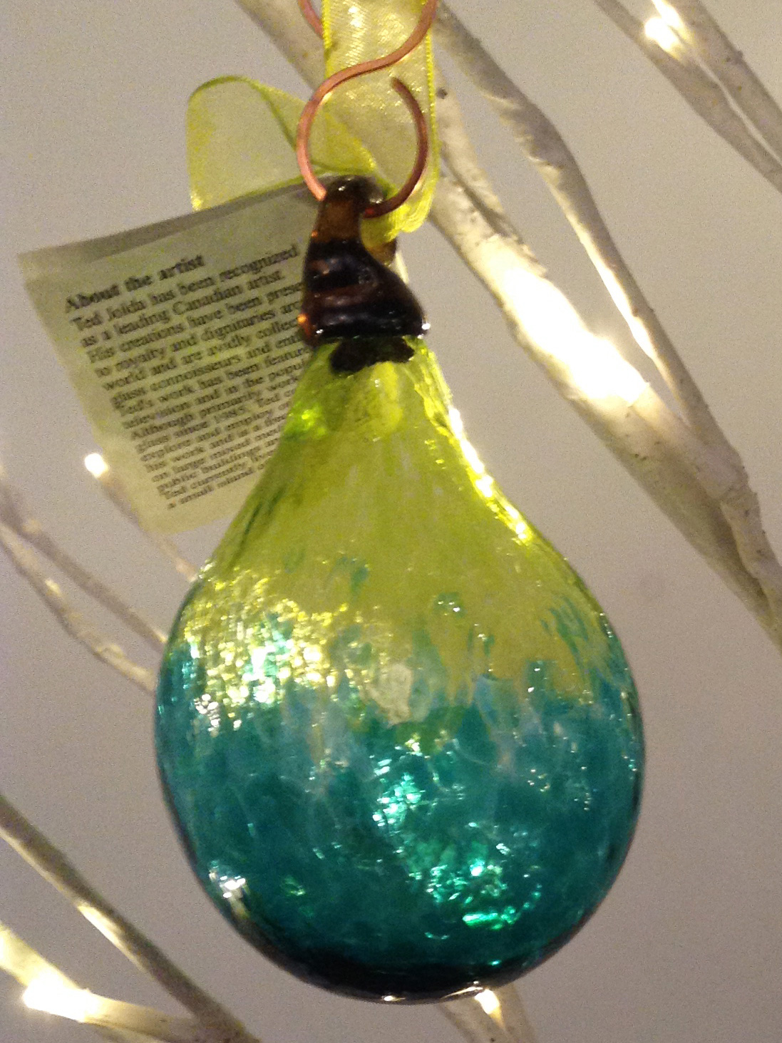 Ted Jolda, Green Fig Ornament