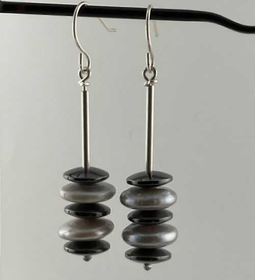Christine Sundt, freshwater pearl earrings