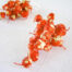 Catal Huyuk earrings in orange
