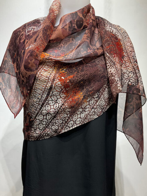 Isnia, Silk Chiffon scarf