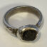 Lou Zeldis, Silver and Black Lava ring