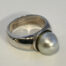 D.Bali, Silver and Tahitian pearl ring