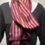 Ana Lisa Hedstrom, Burgundy and silver scarf